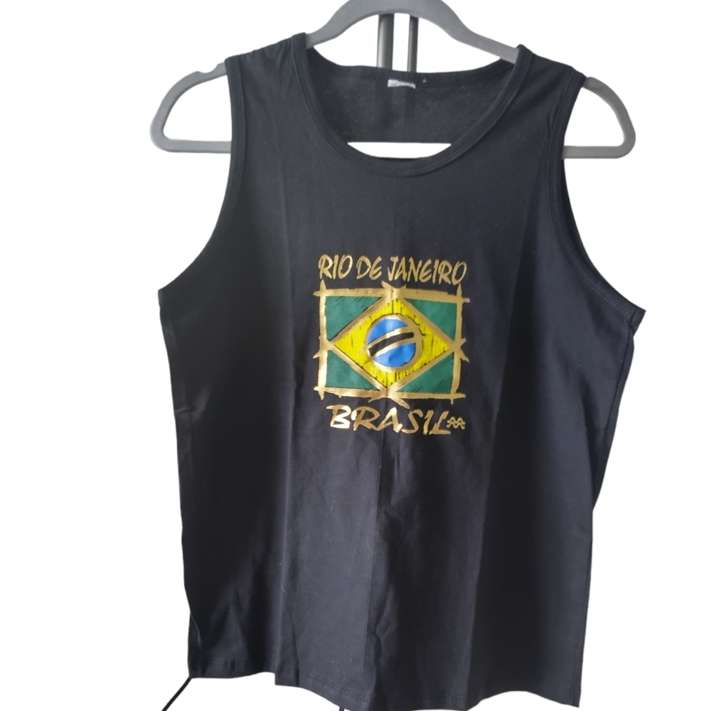 COPY - Rio de Janeiro & Brasil Flag Tank Top